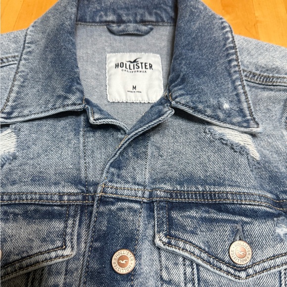 Hollister Light Blue Denim Jacket - Picture 2 of 5